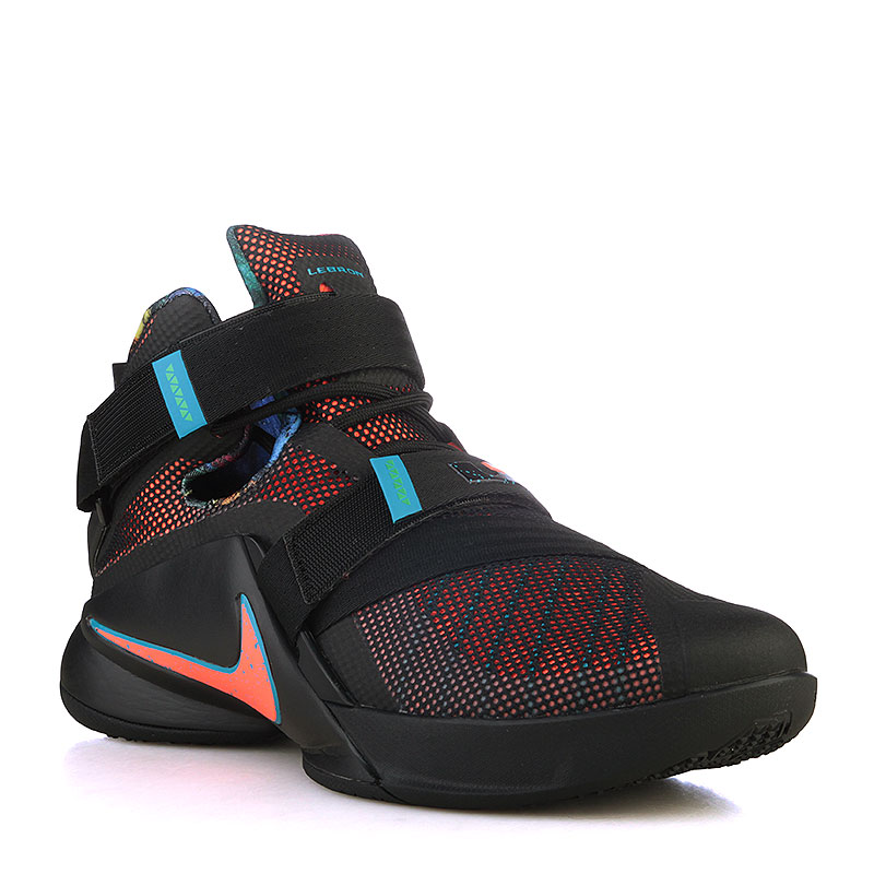 мужские черные баскетбольные кроссовки Nike Lebron Soldier IX 749417-084 - цена, описание, фото 1